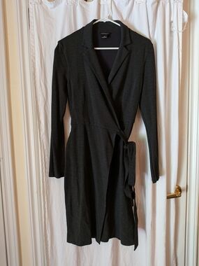 club monaco cardigan dress Club Monaco Ribbed Cardigan Dress S (4-6)